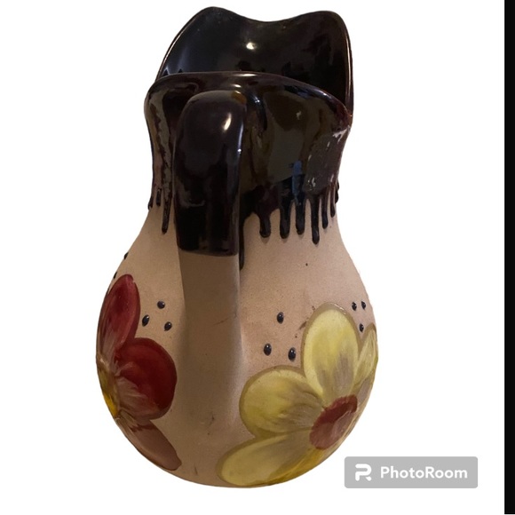 Hand Crafted Art Hand Painted Folk Art Tonala Mexican Red Clay